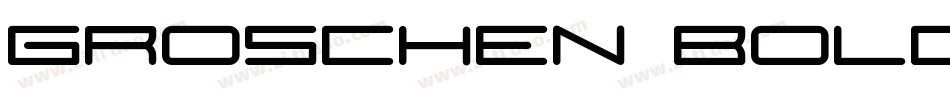Groschen Bold字体转换